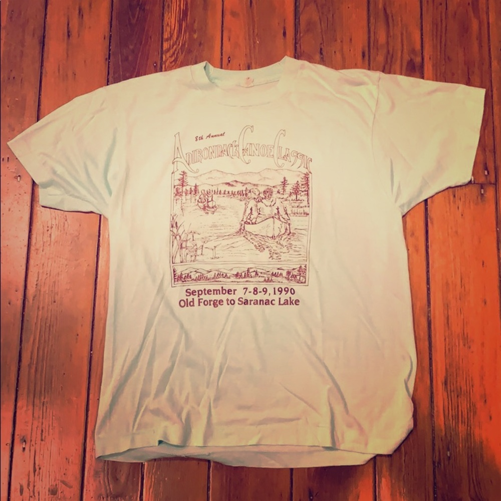 Adirondack Canoe Vintage Tee 1990
